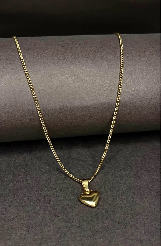 Collar Corazon Bombita Gold