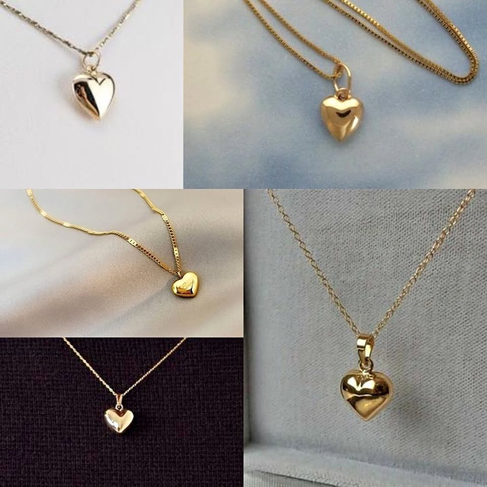 Collar Corazon Bombita Gold